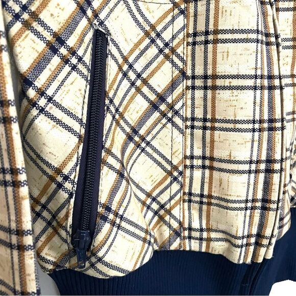 INOV Vintage Bomber Jacket, Striped. - Picture 6 of 8